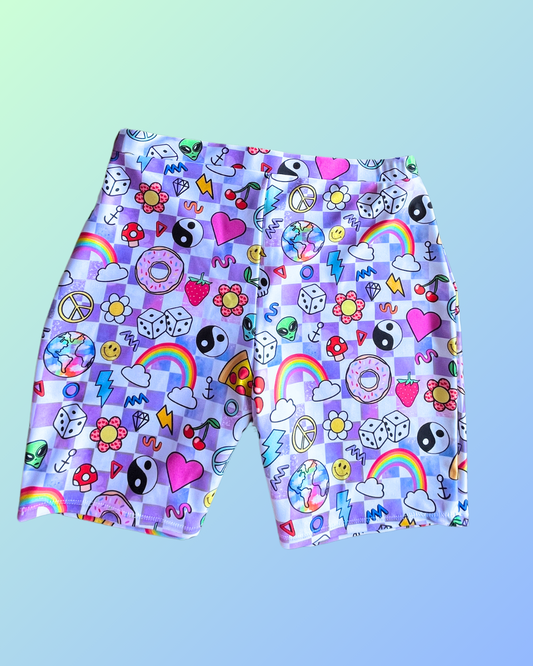 High Waisted Festival Shorts